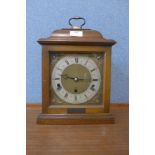 An Elliotts of London mahogany bracket clock