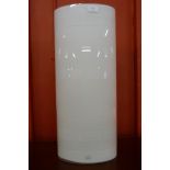 A Scandinavian Anne Nilsson Design white studio glass vase