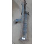 A Victorian style cast iron water pump