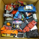 Matchbox and other die-cast model vehicles, playworn