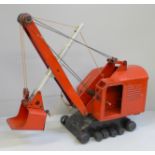 A Tri-ang excavator