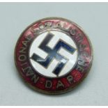 A German National Socialist Party badge