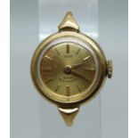 A lady's 9ct gold Tudor Princess wristwatch 'Rotor Self-Winding'