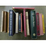 A collection of Folio Society novels in slip cases