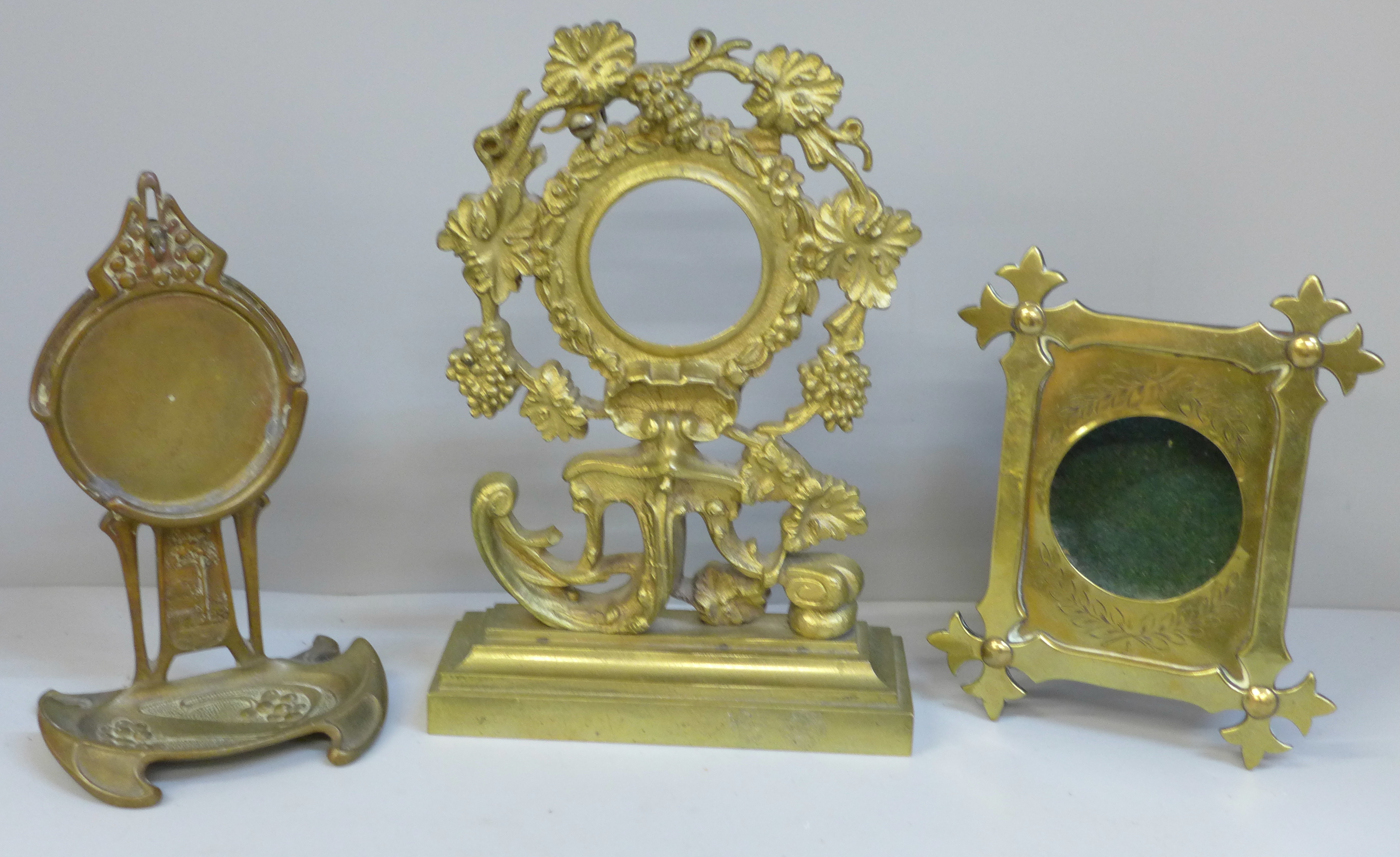 Three watch stands