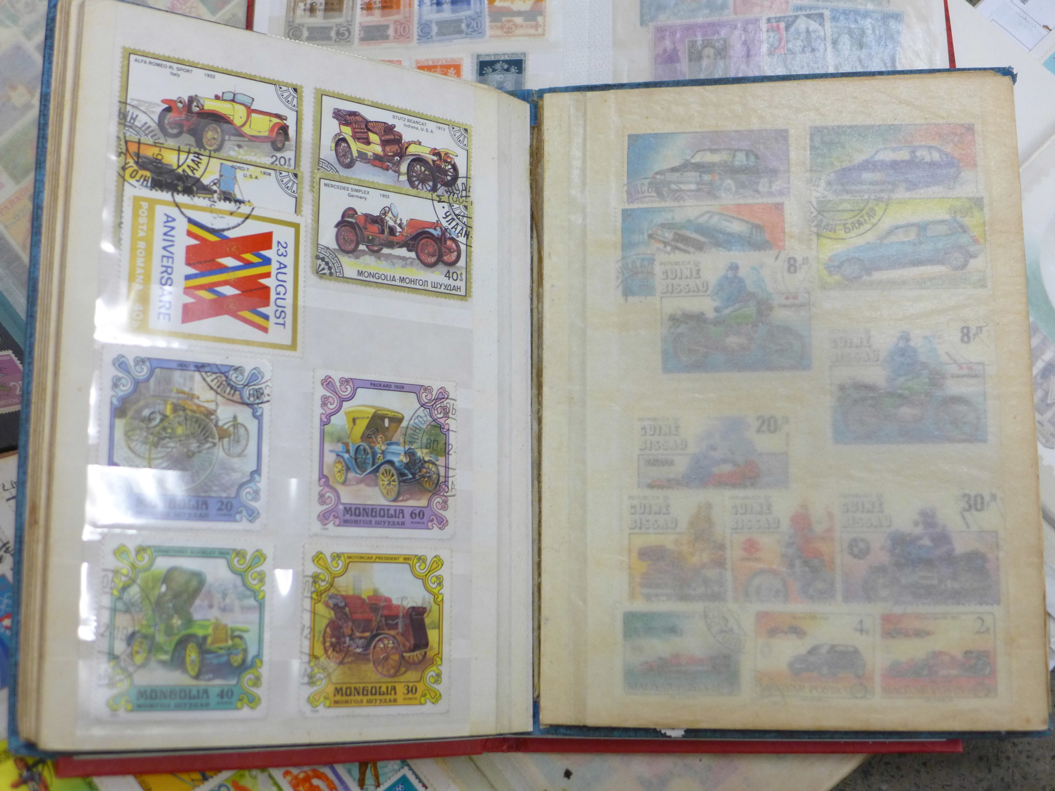 Stamps:- box of stamp albums, covers, etc. - Image 4 of 4