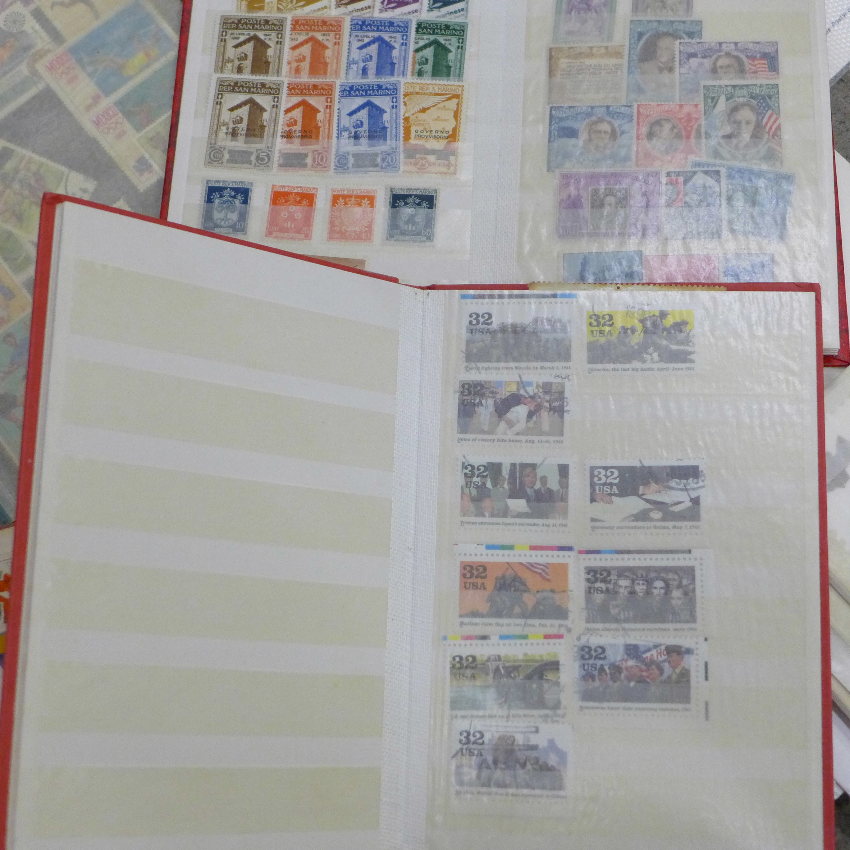 Stamps:- box of stamp albums, covers, etc. - Image 3 of 4