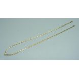 A 9ct gold necklace, 3.7g, 40cm