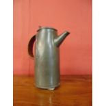 An Arts and Crafts Liberty & Co. pewter coffee pot, designed by Archibald Knox, pattern no. 0231