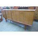 A simulated rosewood sideboard