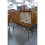 A vintage Ferranti walnut radiogram