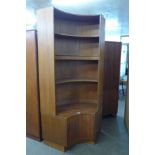 A G-Plan Fresco teak corner cabinet