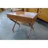 A Danish teak sewing table