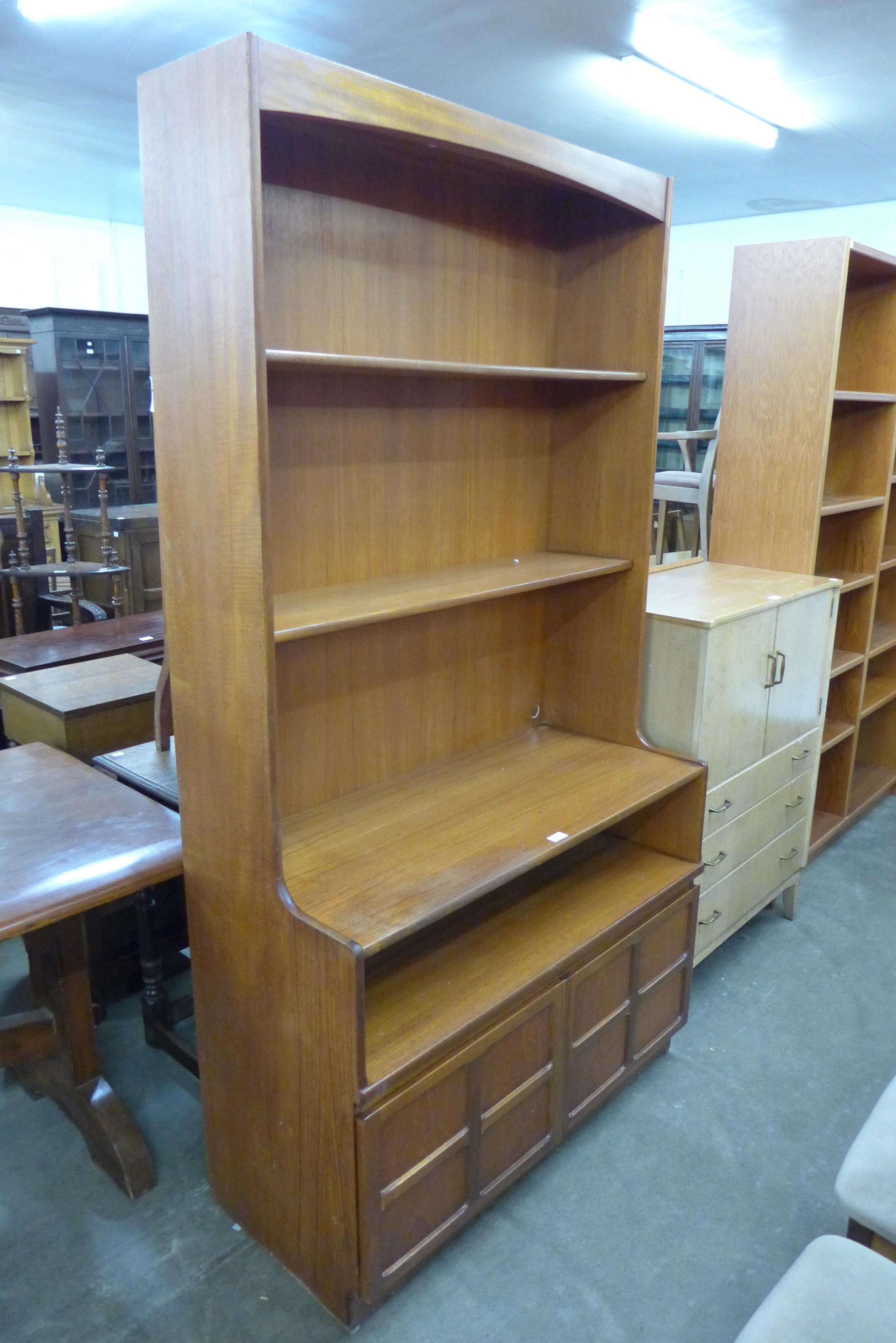 A Nathan teak bookcase