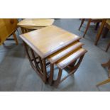 A G-Plan Astro teak nest of tables