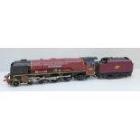 A Hornby OO gauge locomotive and tender, City of Nottingham, boxed