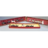 Three Britains soldier figure sets; 10th Duke of Cambridge's Own Bengal Lancers, The Evzones and