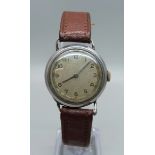 A military issue WWII wristwatch, 14A/1102-5698/42, 29mm case