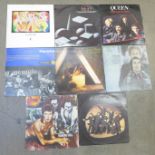 LP records, 1970s onwards, David Bowie, Kate Bush, etc.