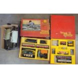 1950s Tri-ang OO gauge set and other rolling stock, spares and over 40ft of track and level crossing