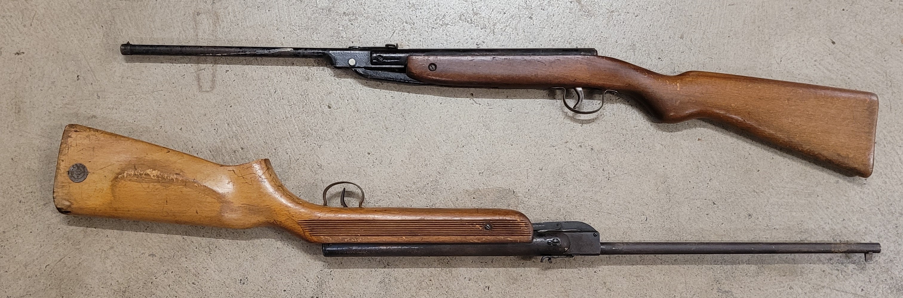 Two air rifles