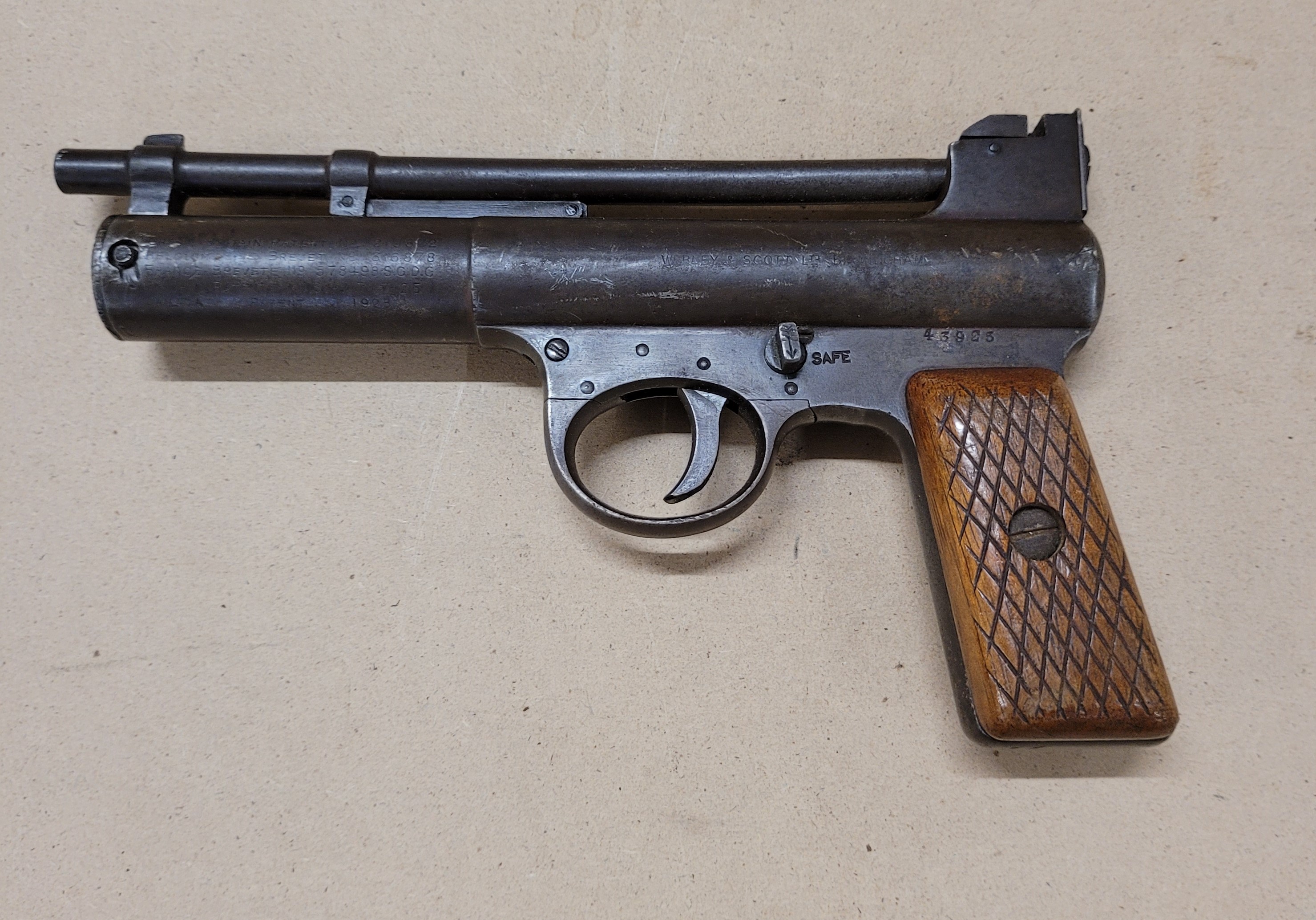 A Webley .177 cal. target shooting air pistol - Image 2 of 2