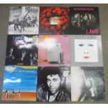 A collection of Punk and New Wave LP records; Sham 69, Stranglers, Blondie, Boomtown Rats, etc. (17)