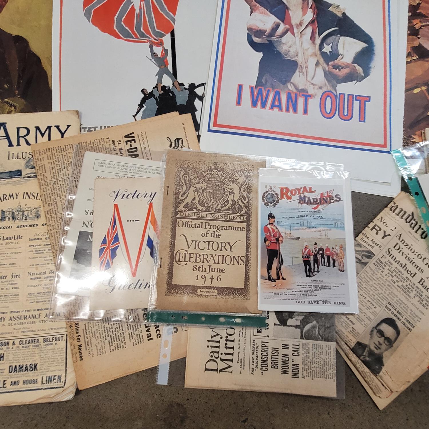 Military ephemera; newspapers, magazines, posters, programmes, etc. - Image 3 of 3