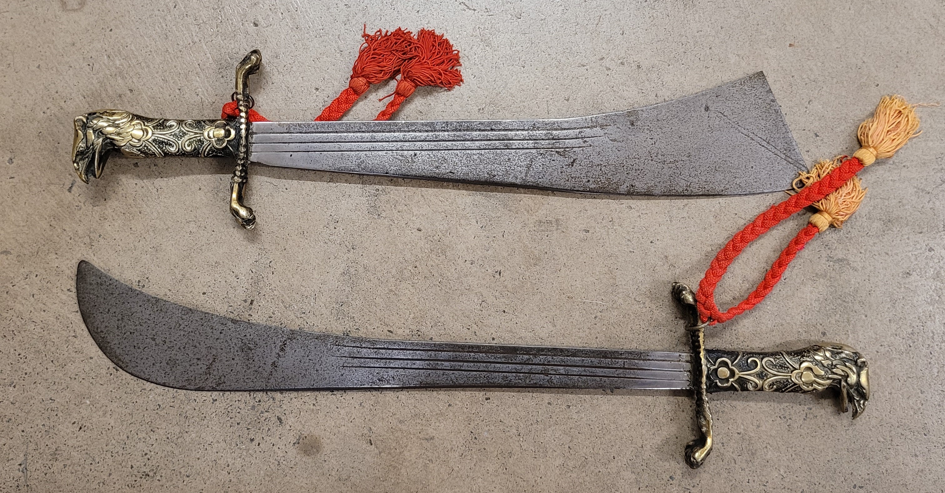 A pair of swords for display