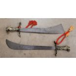 A pair of swords for display