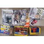 A collection of model vehicles; Matchbox, Corgi, James Bond, etc.