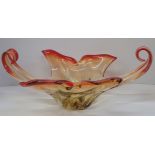 A Murano art glass table centrepiece, 50cm