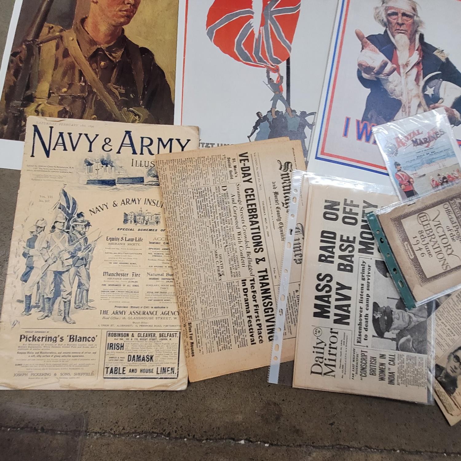 Military ephemera; newspapers, magazines, posters, programmes, etc. - Image 2 of 3
