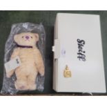 A Steiff Queen Elizabeth II Diamond Jubilee limited edition Teddy bear with 24ct gold plated coin,