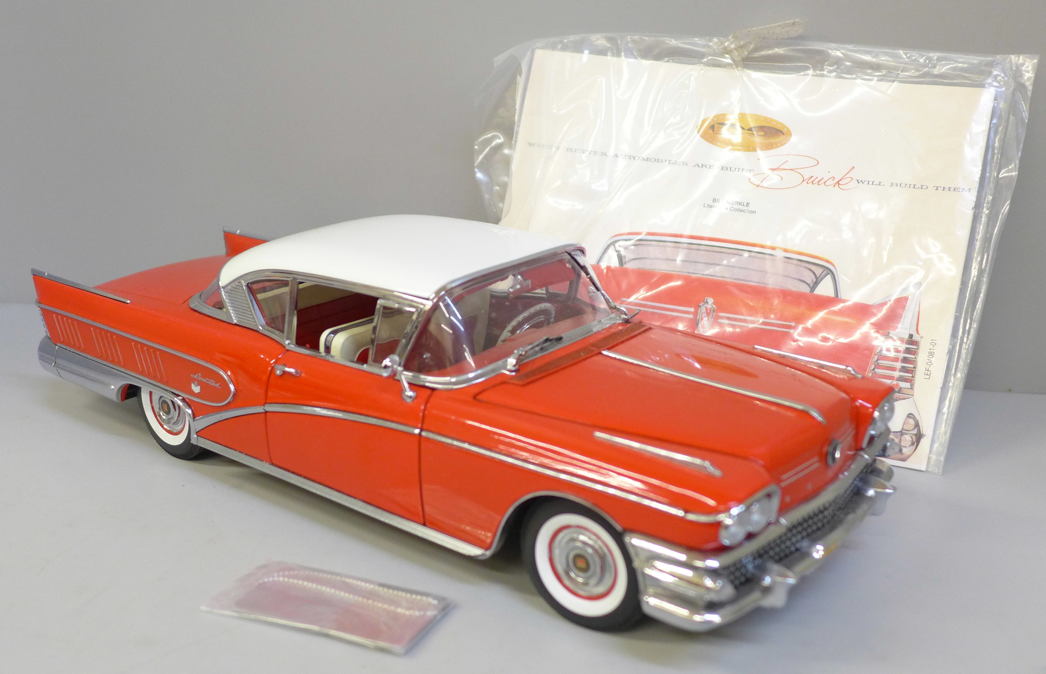 A Platinum Collection 1958 Buick Limited Har Top, boxed