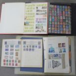 Four albums of used Foreign stamps