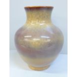 A Lancastrian pottery vase, 23.5cm