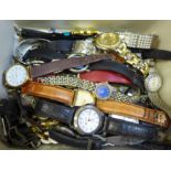 A collection of wristwatches