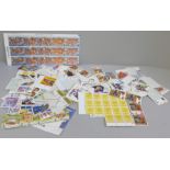 Stamps:- £100 GB face for postage