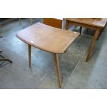 An Ercol elm and beech 265 model side table/table extension