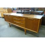 A teak sideboard