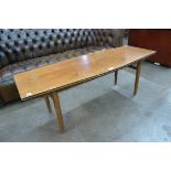 A teak coffee table