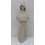 A Lladro figure of a Monk, 34cm