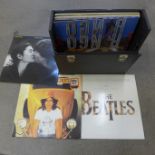 The Beatles, John Lennon, George Harrison LP records