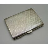 A silver cigarette case, Chester 1940, 70g