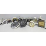 A collection of car clocks (12)
