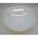 A French opalescent glass bowl
