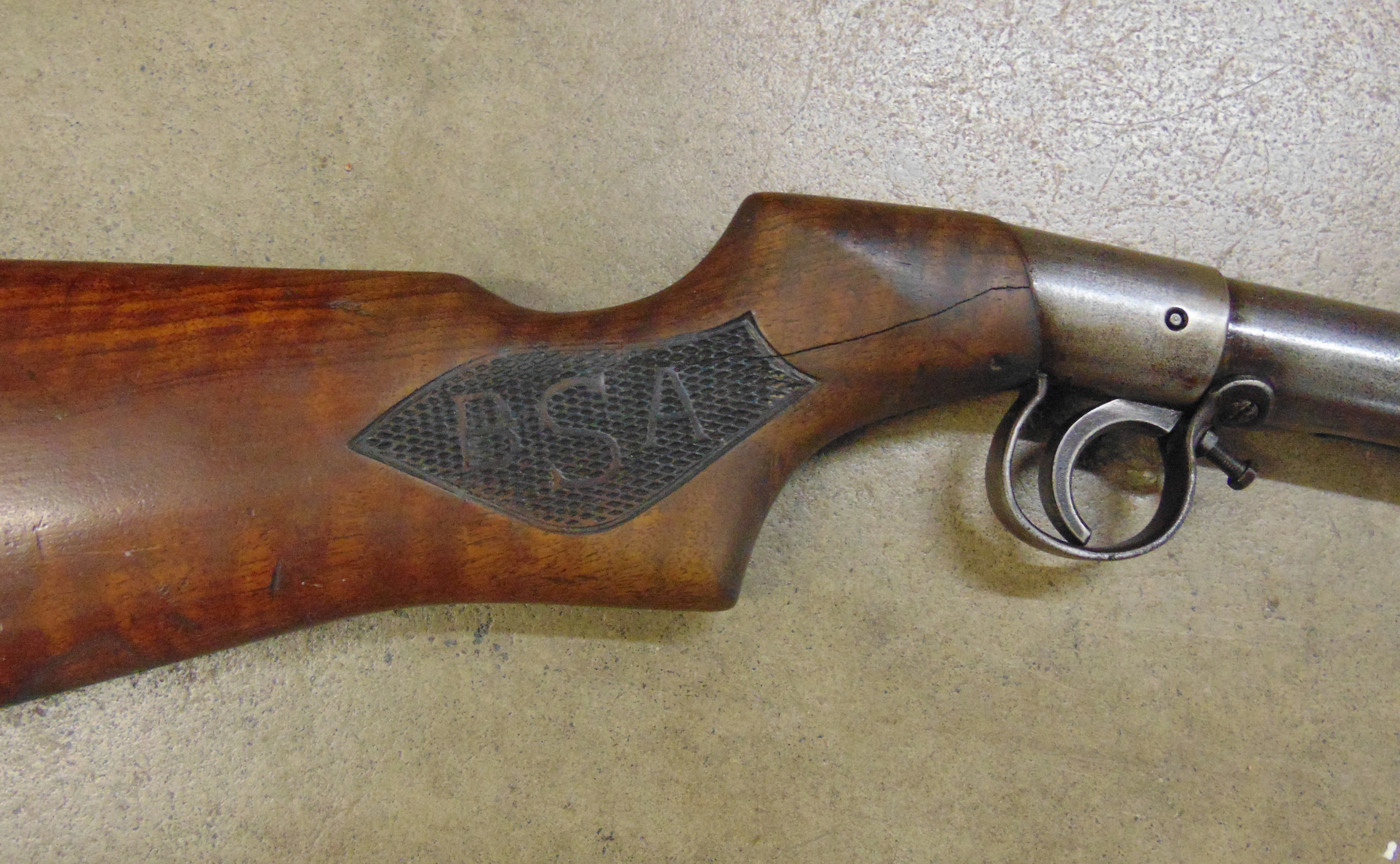 A BSA pre-war break barrel air rifle - Image 2 of 4