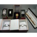 A collection of wristwatches, boxed and unused