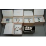 A collection of wristwatches, boxed and unused